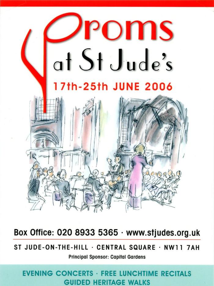 2006 General poster for the Proms at St Jude's