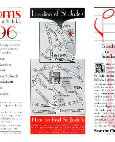 1996 Leaflet for the Proms at St Jude's