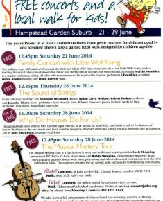 2014 Children's poster for the Proms at St Jude's