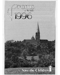 1996 Concert programme for the Proms at St Jude's