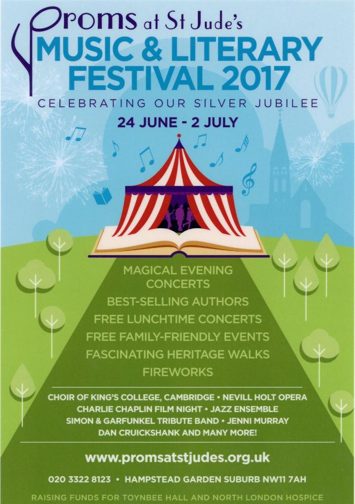2017 General poster for the Proms at St Jude's