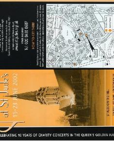 2002 Leaflet for the Proms at St Jude's