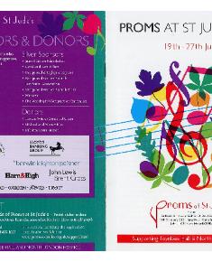 2010 Leaflet for the Proms at St Jude's