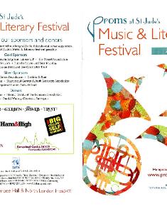 2013 Leaflet for the Proms at St Jude's