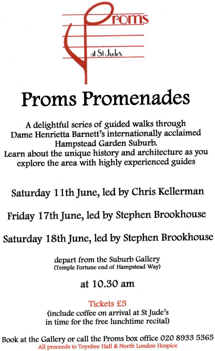 2005 Promenade poster for the Proms at St Jude's