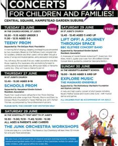 2019 Children's poster for the Proms at St Jude's