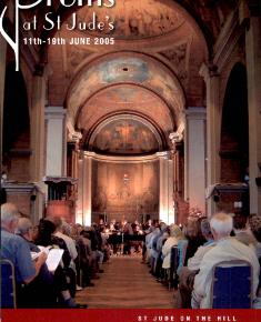 2005 Concert programme for the Proms at St Jude's