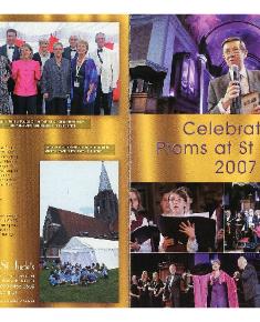 Post-Proms leaflet for 2007