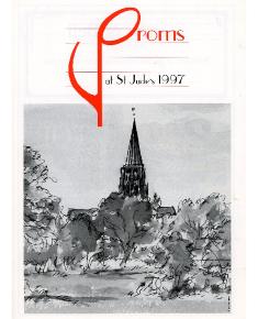 1997 Concert programme for the Proms at St Jude's