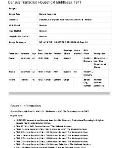 Census 1911 - 44 Corringham Road
