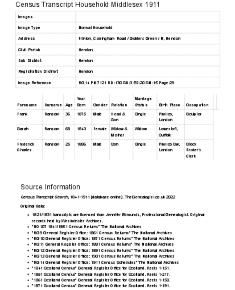 Census 1911 - 07 Corringham Road
