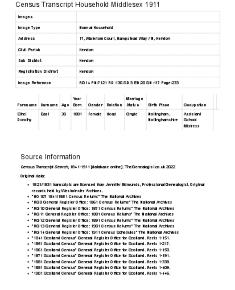 Census 1911 - 17 Waterlow Court
