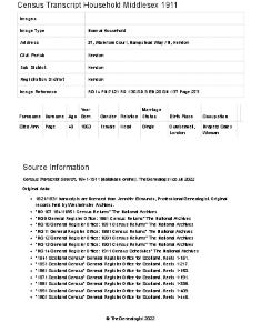 Census 1911 - 37 Waterlow Court
