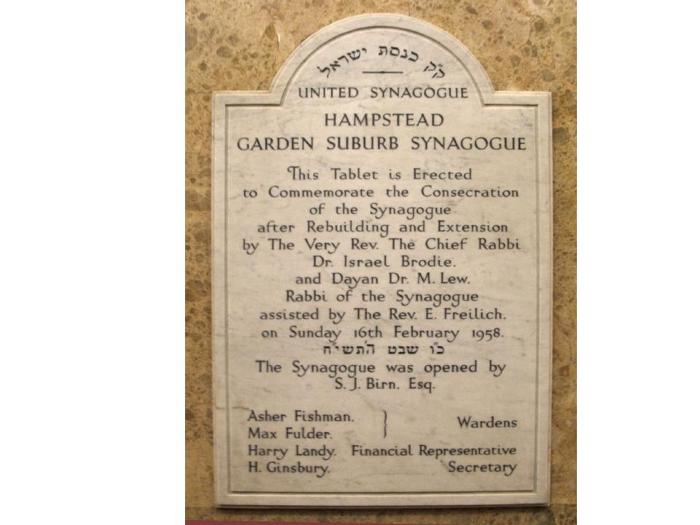 Remembrance Tablet 1958