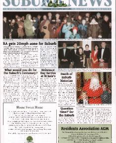 Suburb News Edition 70 Winter 2000-2001
