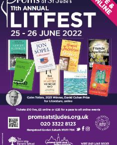 Proms at St Jude's LitFest poster