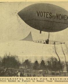 Votes for Women balloon