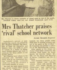 Thatcher Praises Kerem