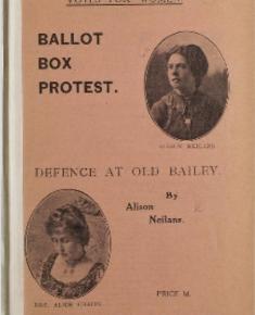 Account of Alison Neilans' trial authored by herself